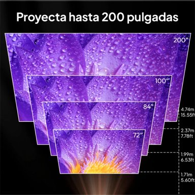 PROYECTOR BYINTEK QHD SMART LOVE P70 300 ANSI - 6