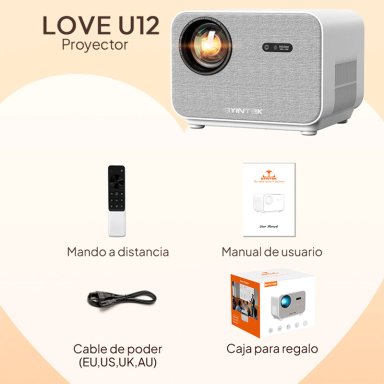 PROYECTOR BYINTEK FHD SMART LOVE U12 800 ANSI - 12