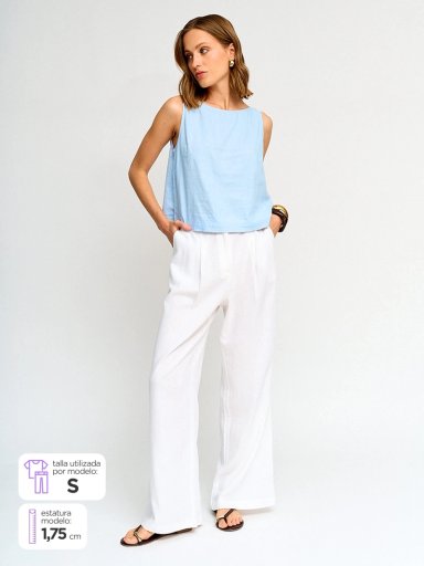 PANTALÓN MUJER MARQUIS LINO  - 1