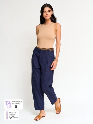 PANTALÓN MUJER MARQUIS LINO  - 1