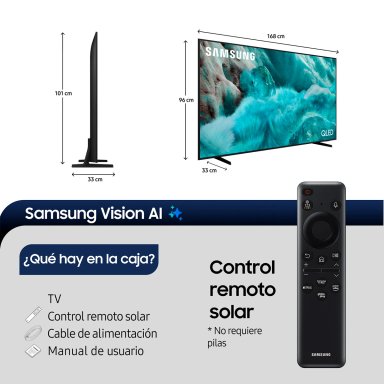 SMART TV SAMSUNG QLED 4K UHD 75 Q7FA 4K VISION AI - 3