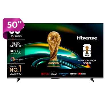 SMART TV HISENSE MINI LED 4K UHD 50” 50U6QV - 1