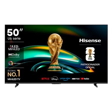 SMART TV HISENSE MINI LED 4K UHD 50” 50U6QV - 2