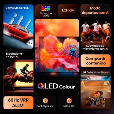 SMART TV HISENSE QLED 4K UHD 55” 55Q6QV - 4