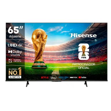 SMART TV HISENSE LED 4K UHD 65” 65A6NV - 2