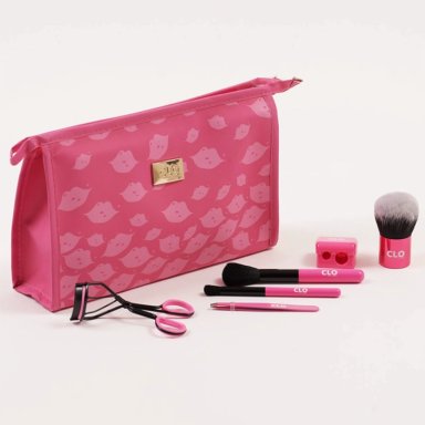 SET ACCESORIOS MAQUILLAJE CLO THE GLAM KIT - 1