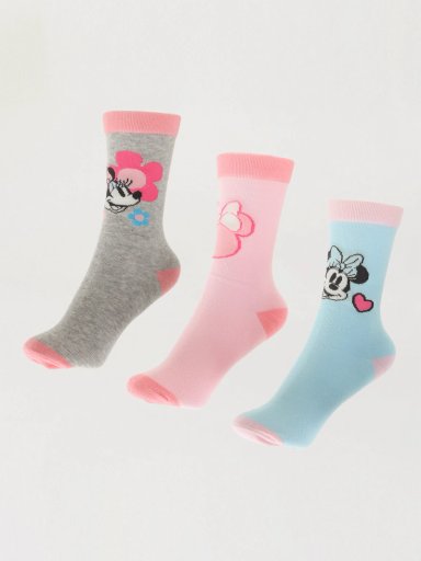 SET CALCETINES NIÑA MINNIE TEEN FLOR - 1