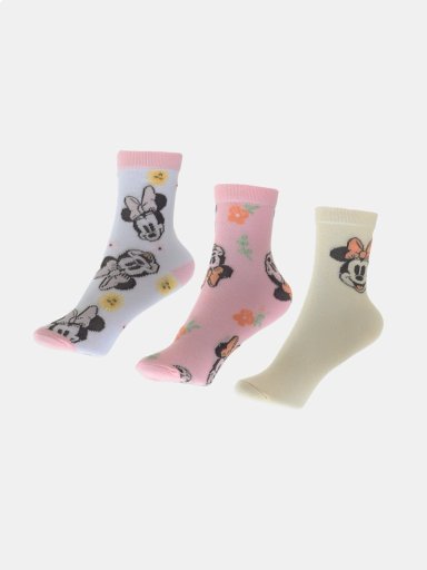 SET CALCETINES NIÑA MINNIE FLORES - 1