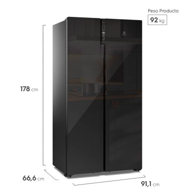 REFRIGERADOR SIDE BY SIDE ELECTROLUX 525 L NO FROST ES5GB - 2