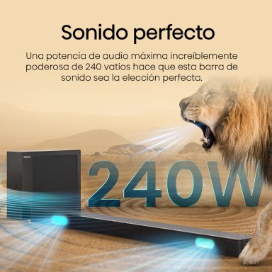 SOUNDBAR BLUETOOTH HISENSE H2100 2.1 CH - 7