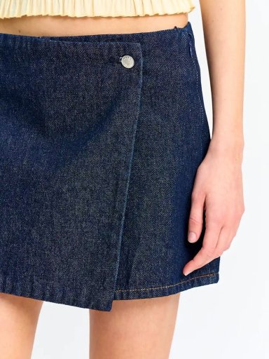 FALDA SHORT MUJER INDEX ALGODÓN CRUZADA - 5