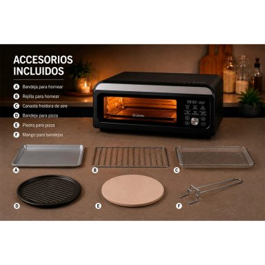 HORNO PIZZA LOVEN 18L - 6