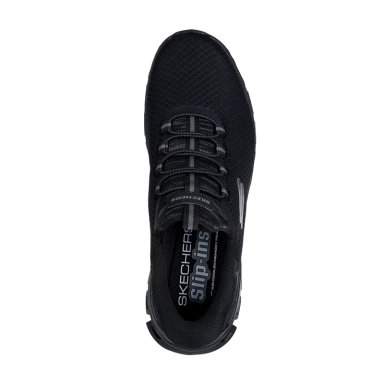 ZAPATILLAS HOMBRE SKECHERS CASUAL NEGRO SLIP INS GLIDE STEP - 4
