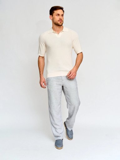 POLERA HOMBRE MARQUIS CUELLO POLO MANGA CORTA TEJIDA - 4
