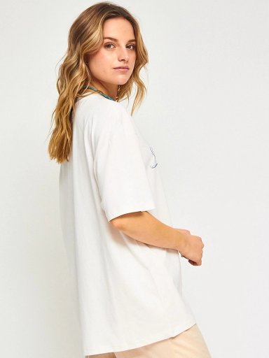 POLERA MUJER INDEX ALGODÓN MANGA CORTA ESTAMPADO - 2