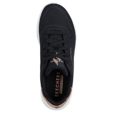 ZAPATILLAS MUJER SKECHERS CASUALES NEGRO UNO LITE - 4
