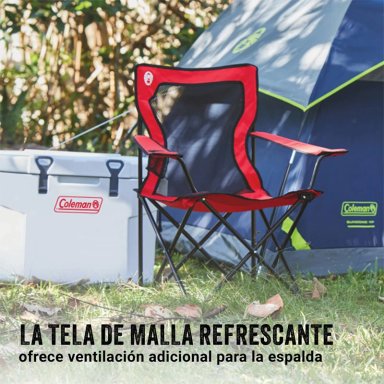MUEBLE DE CAMPING COLEMAN SILLA QUAD ROJO - 5
