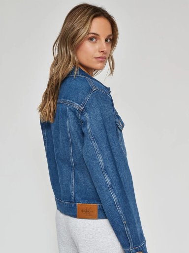 CHAQUETA MUJER CALVIN KLEIN ALGODÓN  - 2