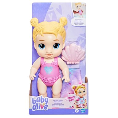 MUÑECA BABY ALIVE HARPER HUGS CHAPUZÓN DE SIRENA - 4