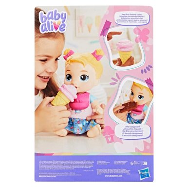 MUÑECA BABY ALIVE DULCES GOLOSINAS HARPER HUGS - 4