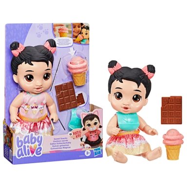 MUÑECA BABY ALIVE DULCES GOLOSINAS KATIE KAT - 2
