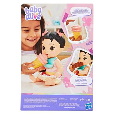 MUÑECA BABY ALIVE DULCES GOLOSINAS KATIE KAT - 4