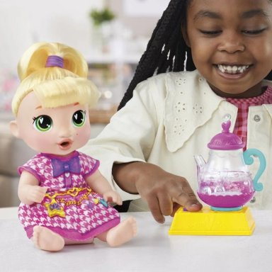 MUÑECA BABY ALIVE FIESTA DE TÉ BURBUJEANTE LALA GOOGOO - 12