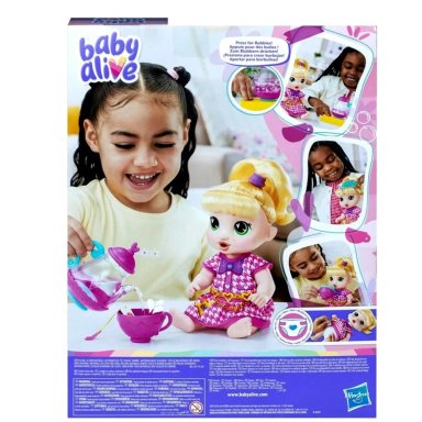 MUÑECA BABY ALIVE FIESTA DE TÉ BURBUJEANTE LALA GOOGOO - 4