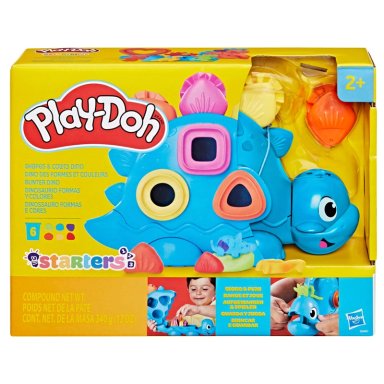 SET DE MASAS MOLDEABLES PLAY-DOH DINOSAURIO FORMA Y COLORES - 1