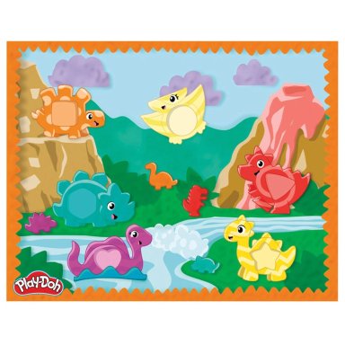 SET DE MASAS MOLDEABLES PLAY-DOH DINOSAURIO FORMA Y COLORES - 5