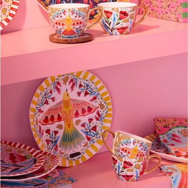SET X2 MUG RIPLEY HOME LA NEGRA MARÍA DORADO - 3