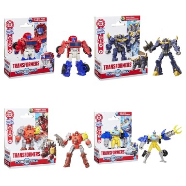 FIGURA DE ACCIÓN TRANSFORMERS CYBERWORLD CYBER CHANGERS - 1