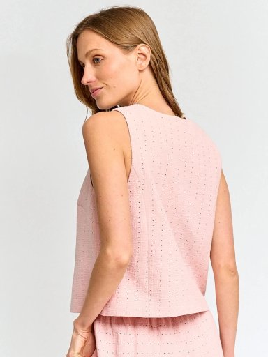 BLUSA MUJER MARQUIS ALGODÓN LAZOS - 2