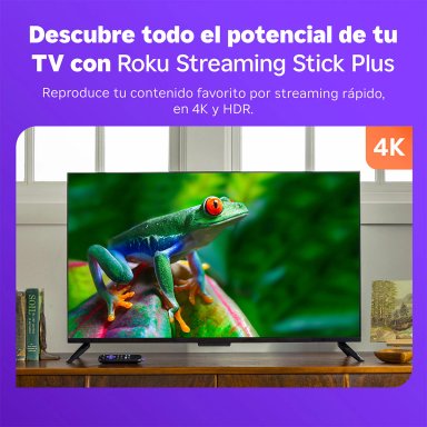 ROKU STREAMING STICK PLUS 2025 - DISPOSITIVO DE STREAMING 4K Y HDR PARA TV - 4