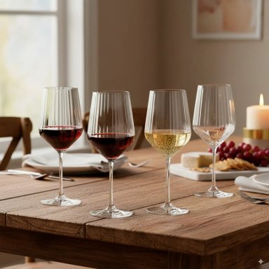 SET 4 COPAS GLASSO ZAPHIRE 500 ML - 6