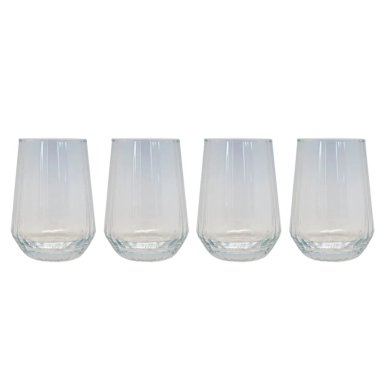 SET 4 VASOS GLASSO ZAPHIRE 410 ML - 1