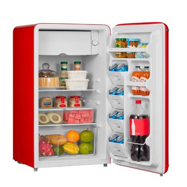 FRIGOBAR MIDEA MDRD142FGE13S 93L FRIO DIRECTO ROJO - 7