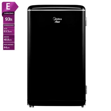 FRIGOBAR MIDEA MDRD142FGE30S 93L FRIO DIRECTO NEGRO - 1