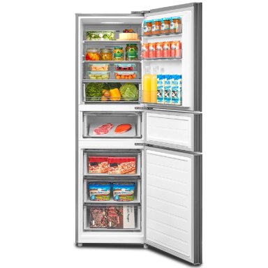 REFRIGERADOR BOTTOM FREEZER MIDEA MDRB363TDE50IN 263L NO FROST GRIS - 4