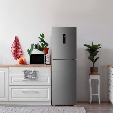 REFRIGERADOR BOTTOM FREEZER MIDEA MDRB363TDE50IN 263L NO FROST GRIS - 5