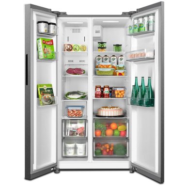 REFRIGERADOR SIDE BY SIDE MIDEA MDRS710FGE50IN 555L NO FROST GRIS - 5