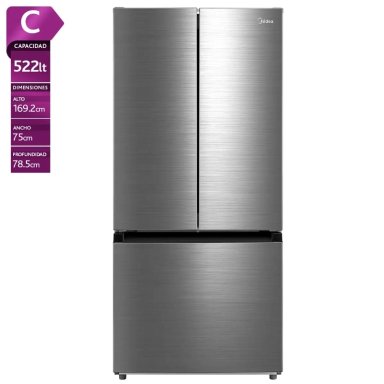 REFRIGERADOR FRENCH DOOR MIDEA 522 LT NO FROST MDRF670FGE46 - 1