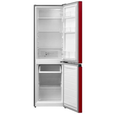 REFRIGERADOR BOTTOM FREEZER MIDEA MDRB241FGE13M 174L FRÍO DIRECTO ROJO - 5