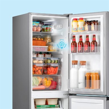 REFRIGERADOR BOTTOM FREEZER MIDEA MDRB241FGE50M 174L FRÍO DIRECTO GRIS - 7