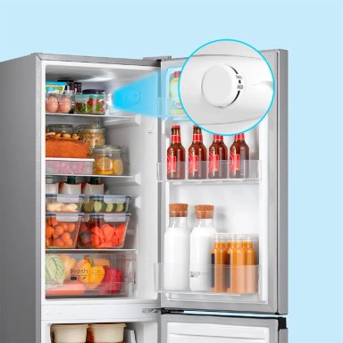 REFRIGERADOR BOTTOM FREEZER MIDEA MDRB241FGE50M 174L FRÍO DIRECTO GRIS - 9