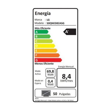 SMART TV LG QNED 4K UHD 50” 50QNED82ASG - 12