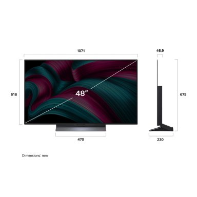 SMART TV LG OLED 4K UHD 48” OLED48C5PSA - 3