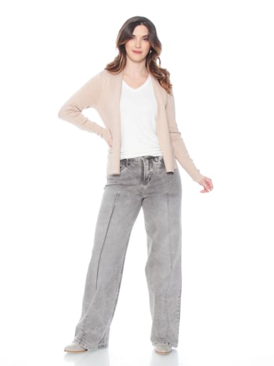 CARDIGAN MUJER WADOS MANGA LARGA CON BOTONES - 2