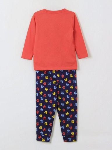 PIJAMA NIÑO PAW PATROL LARGO ROJO - 2