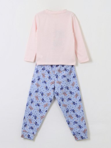 PIJAMA NIÑA LILO & STITCH LARGO ROSADO - 2